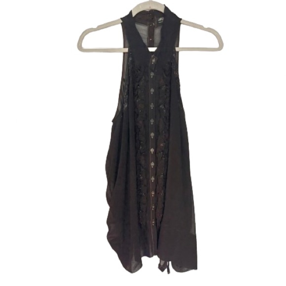 All Saint spitalfields Tamasi Silk Top
